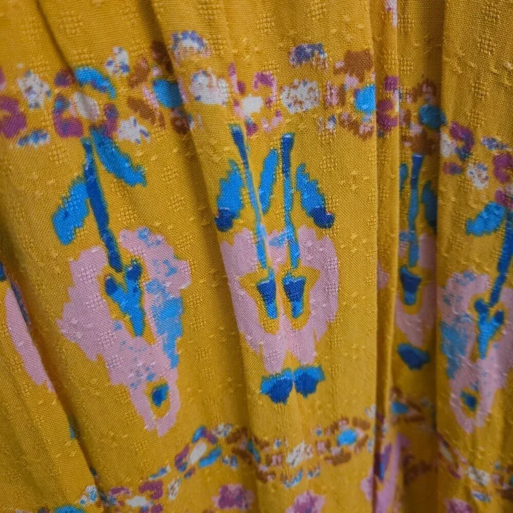 Free People Foley Dress Daylight Combo Dress And Under Dress Bohemian Size M
